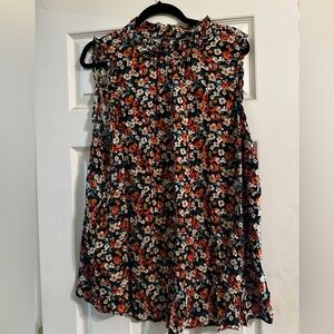 Torrid Multicolor Floral Blouse